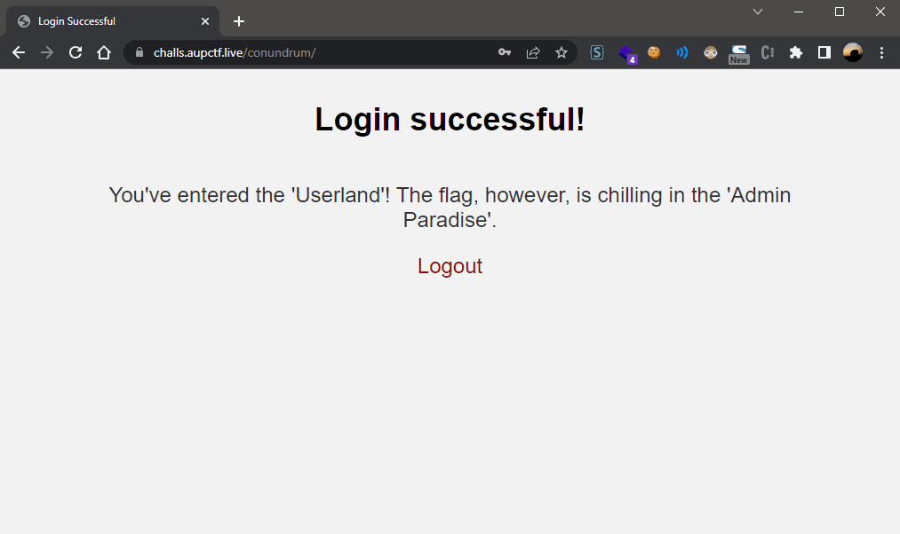 Login Success